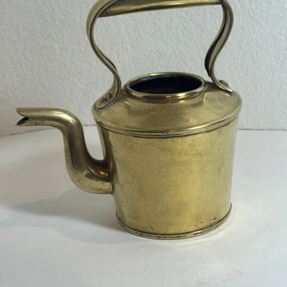 Vintage‎ Brass Teapot Kettle Pitcher Small Water Can